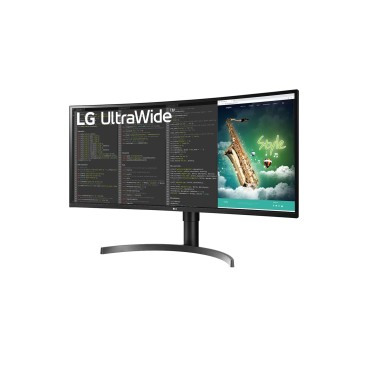 LG 35WN75C-B écran plat de PC 88,9 cm (35") 3440 x 1440 pixels UltraWide Quad HD Noir