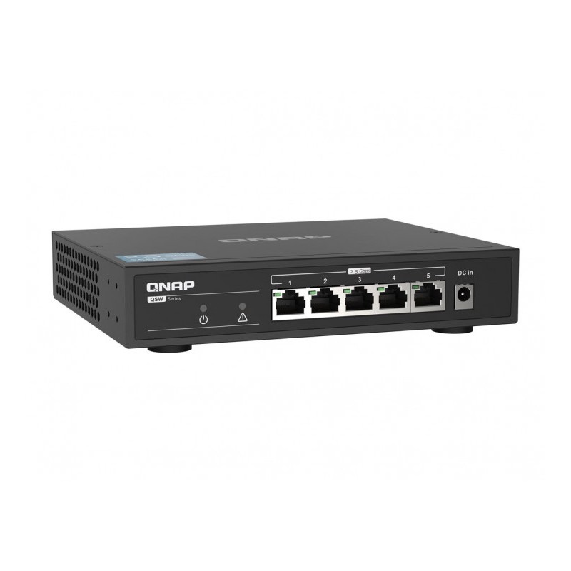SWITCH QNAP 5 Ports 2.5Gbps RJ45 (2.5G/1G/100M)*QSW-1105-5T*7581