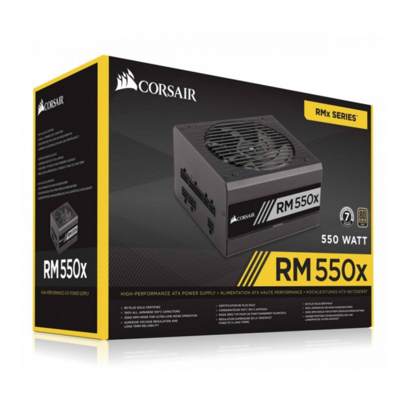 CORSAIR RMx Series RM550x - 80 Plus Gold