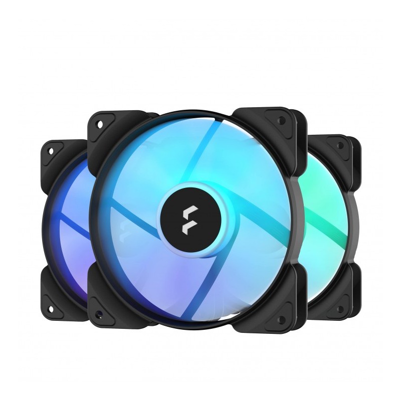 FRACTAL Aspect 12 RGB Black Frame 3-pack
