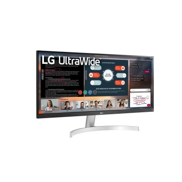 LG 29WN600-W écran plat de PC 73,7 cm (29") 2560 x 1080 pixels Full HD Ultra large LED Argent