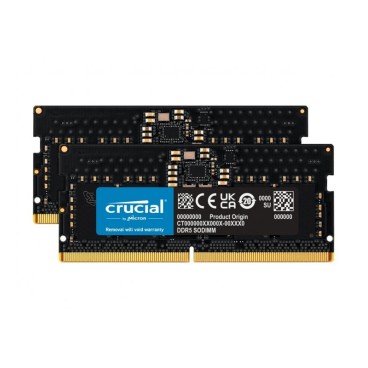 CRUCIAL SODIMM 16Go (2x8G) DDR5-4800 *CT2K8G48C40S5