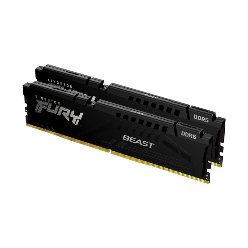KINGSTON 16G (2x8G) DDR5-4800Mhz FURY Beast Black