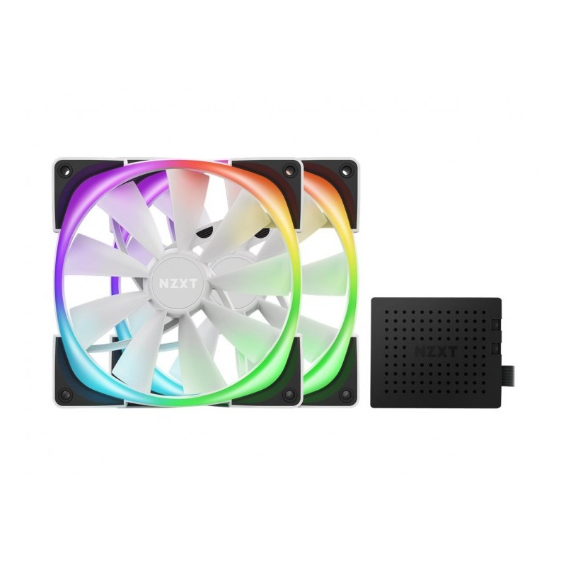 NZXT Aer RGB 2 Boitier PC Ventilateur 14 cm Blanc 2 pièce(s)