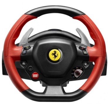 Thrustmaster Ferrari 458 Spider Noir, Rouge Volant + pédales Xbox One