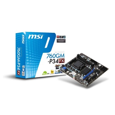 MSI 760GM-P34 (FX) AMD 760G Socket AM3+ micro ATX