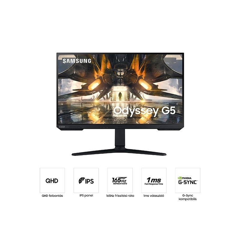 Samsung Odyssey LS32AG500P 81,3 cm (32") 2560 x 1440 pixels Wide Quad HD LED Noir