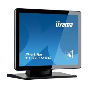 iiyama ProLite T1521MSC-B1 moniteur à écran tactile 38,1 cm (15") 1024 x 768 pixels Plusieurs pressions Dessus de table Noir
