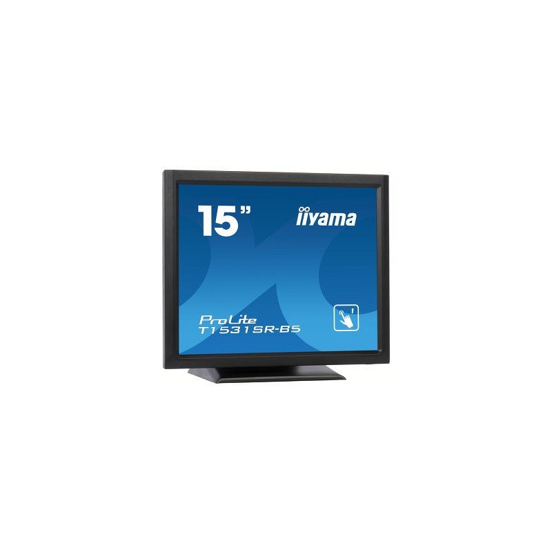 iiyama ProLite T1531SR-B5 moniteur à écran tactile 38,1 cm (15") 1024 x 768 pixels Noir