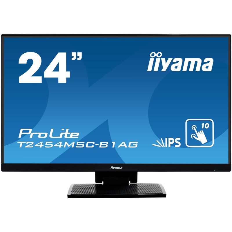 iiyama ProLite T2454MSC-B1AG moniteur à écran tactile 60,5 cm (23.8") 1920 x 1080 pixels Plusieurs pressions Multi-utilisateur