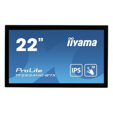 iiyama ProLite TF2234MC-B7X moniteur à écran tactile 54,6 cm (21.5") 1920 x 1080 pixels Plusieurs pressions Multi-utilisateur