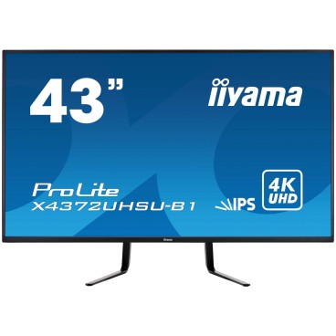 iiyama ProLite X4372UHSU-B1 écran plat de PC 108 cm (42.5") 3840 x 2160 pixels 4K Ultra HD LED Noir