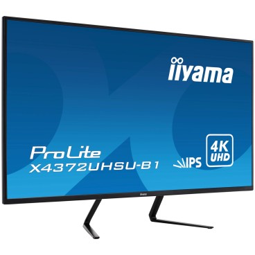 iiyama ProLite X4372UHSU-B1 écran plat de PC 108 cm (42.5") 3840 x 2160 pixels 4K Ultra HD LED Noir