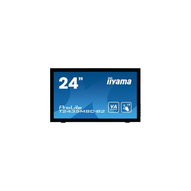iiyama ProLite T2435MSC-B2 moniteur à écran tactile 59,9 cm (23.6") 1920 x 1080 pixels Plusieurs pressions Noir