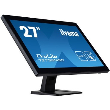 iiyama ProLite T2736MSC-B1 moniteur à écran tactile 68,6 cm (27") 1920 x 1080 pixels Plusieurs pressions Noir