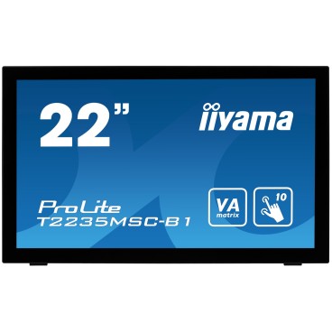 iiyama ProLite T2235MSC 54,6 cm (21.5") 1920 x 1080 pixels Plusieurs pressions Dessus de table Noir