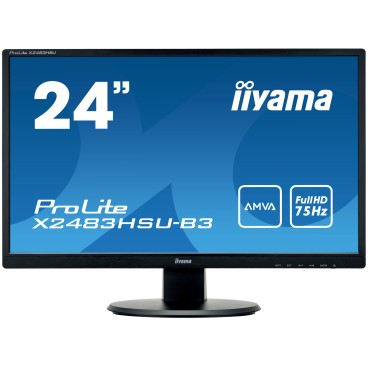 iiyama ProLite X2483HSU-B3 LED display 60,5 cm (23.8") 1920 x 1080 pixels Full HD Noir