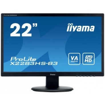 iiyama ProLite X2283HS-B3 LED display 54,6 cm (21.5") 1920 x 1080 pixels Full HD Noir