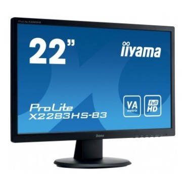 iiyama ProLite X2283HS-B3 LED display 54,6 cm (21.5") 1920 x 1080 pixels Full HD Noir