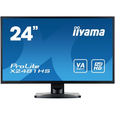 iiyama ProLite X2481HS-B1 LED display 59,9 cm (23.6") 1920 x 1080 pixels Full HD Noir