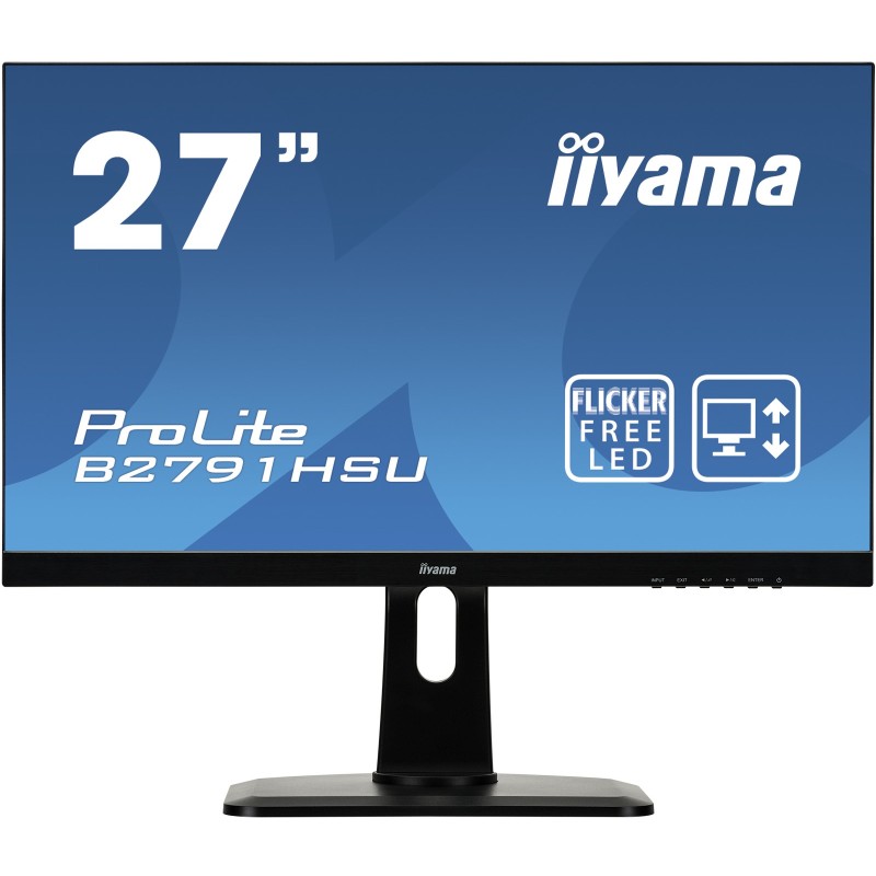 iiyama ProLite B2791HSU-B1 LED display 68,6 cm (27") 1920 x 1080 pixels Full HD Noir