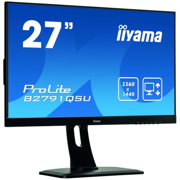 iiyama ProLite B2791QSU-B1 écran plat de PC 68,6 cm (27") 2560 x 1440 pixels Quad HD LED Noir