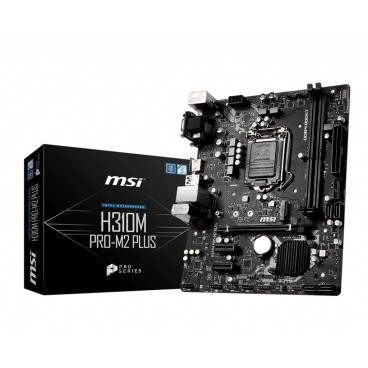MSI H310M PRO-M2 PLUS carte mère Intel® H310 LGA 1151 (Emplacement H4) micro ATX
