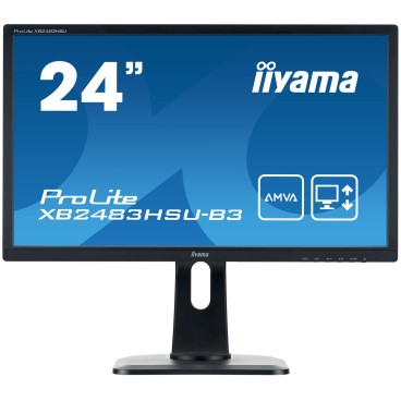 iiyama ProLite XB2483HSU-B3 LED display 60,5 cm (23.8") 1920 x 1080 pixels Full HD Noir