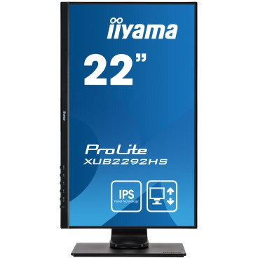 iiyama ProLite XUB2292HS-B1 LED display 54,6 cm (21.5") 1920 x 1080 pixels Full HD Noir