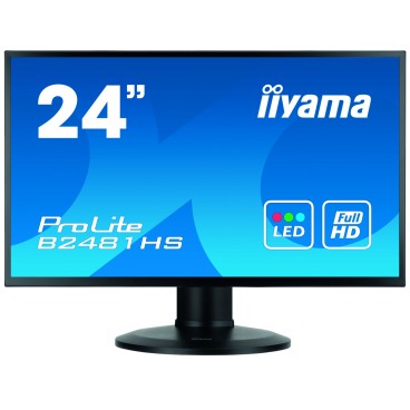 iiyama ProLite XB2481HS-B1 LED display 59,9 cm (23.6") 1920 x 1080 pixels Full HD Noir