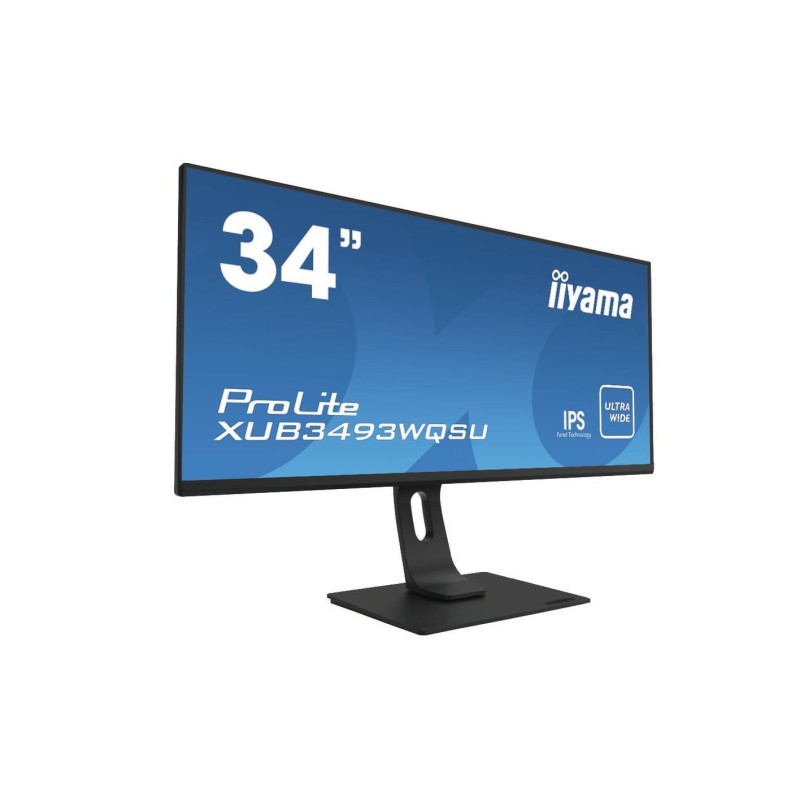 iiyama ProLite XUB3493WQSU-B1 écran plat de PC 86,4 cm (34") 3440 x 1440 pixels UltraWide Quad HD LED Noir