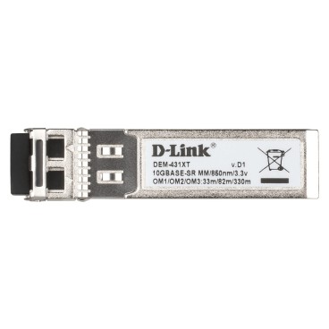 D-Link DEM-431XT module émetteur-récepteur de réseau Fibre optique 10000 Mbit s SFP+