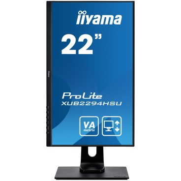 iiyama ProLite XUB2294HSU-B1 LED display 54,6 cm (21.5") 1920 x 1080 pixels Full HD Noir