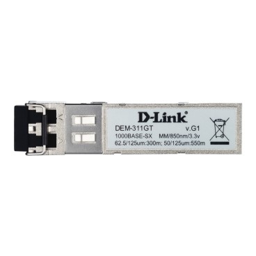 D-Link DEM-311GT module émetteur-récepteur de réseau Fibre optique 1000 Mbit s SFP 850 nm