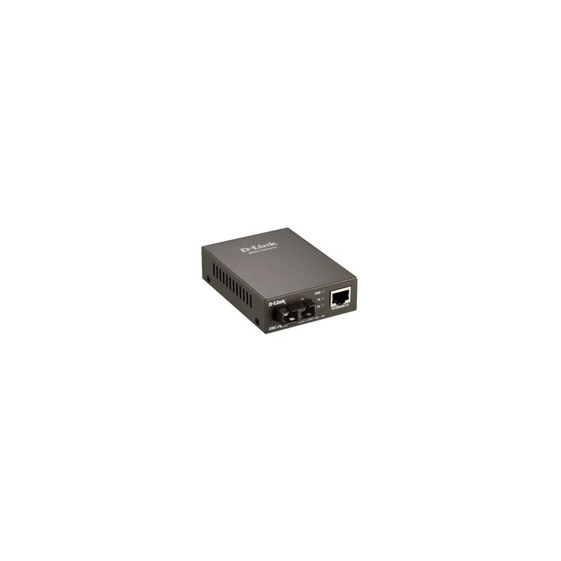 D-Link DMC-F02SC E convertisseur de support réseau 100 Mbit s Noir