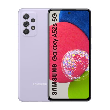 Samsung Galaxy A52s 5G SM-A528B 16,5 cm (6.5") Double SIM Android 11 USB Type-C 6 Go 128 Go 4500 mAh Lavande