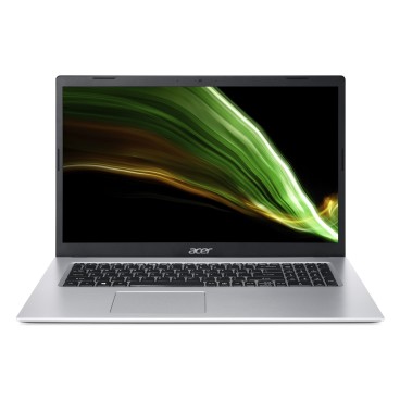 Acer Aspire 3 A317-53-50ZT i5-1135G7 Ordinateur portable 43,9 cm (17.3") HD+ Intel® Core™ i5 8 Go DDR4-SDRAM 512 Go SSD Wi-Fi 5