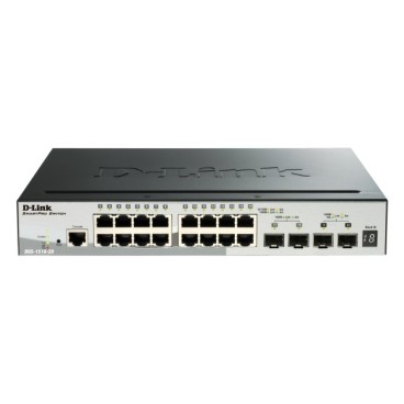 D-Link DGS-1510-52XMP Géré L3 Gigabit Ethernet (10 100 1000) Connexion Ethernet, supportant l'alimentation via ce port (PoE)