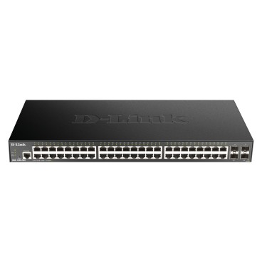 D-Link DGS-1250-52X Géré L3 Gigabit Ethernet (10 100 1000) Noir