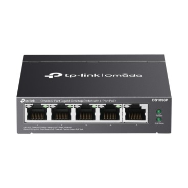 TP-Link Omada DS105GP commutateur réseau Non-géré Gigabit Ethernet (10 100 1000) Connexion Ethernet, supportant l'alimentation