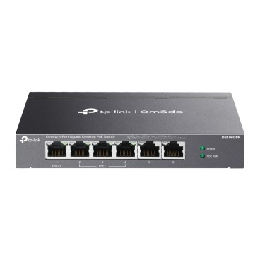 TP-Link Omada DS106GPP commutateur réseau Non-géré Gigabit Ethernet (10 100 1000) Connexion Ethernet, supportant l'alimentation