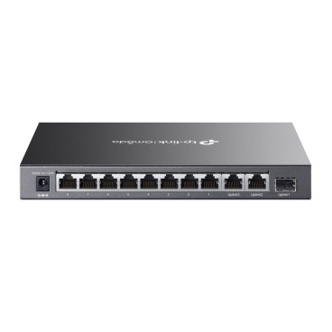 TP-Link Omada DS111P commutateur réseau Non-géré Fast Ethernet (10 100) Connexion Ethernet, supportant l'alimentation via ce