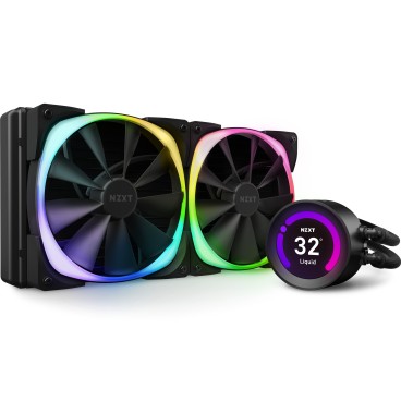 NZXT Kraken Z63 RGB Processeur Refroidisseur de liquide tout-en-un 14 cm Noir