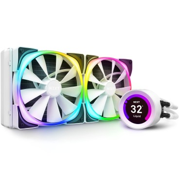 NZXT Kraken Z63 RGB Processeur Refroidisseur de liquide tout-en-un 14 cm Blanc