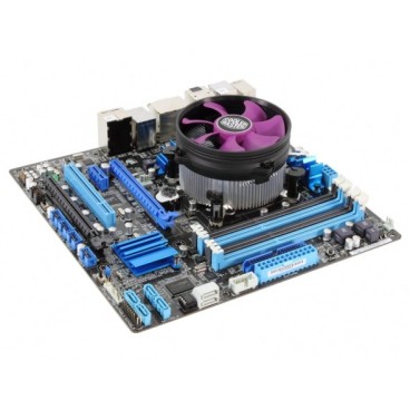 Cooler Master X Dream i117 Processeur Refroidisseur 9,5 cm Aluminium, Violet