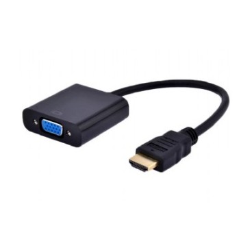 Gembird A-HDMI-VGA-03 câble vidéo et adaptateur 0,15 m HDMI Type A (Standard) VGA (D-Sub) Noir