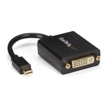 StarTech.com Adaptateur Mini DisplayPort vers DVI - Convertisseur Mini DP à DVI-D - Vidéo 1080p - Certifié VESA - mDP ou TB 1 2