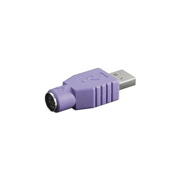 Goobay USB   PS2 Adapter Gris, Violet