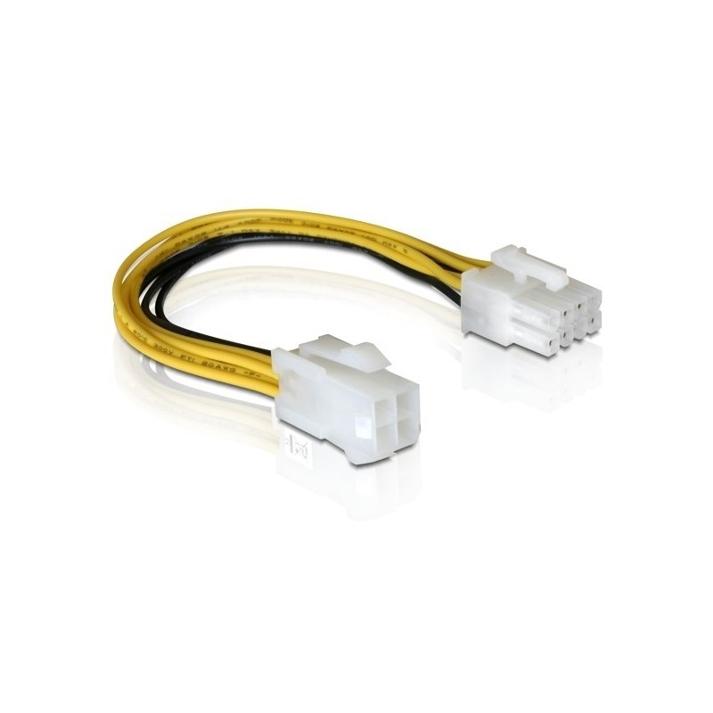 DeLOCK Cable PCI Express Power 8pin EPS  4pin ATX P4 Multicolore 0,15 m
