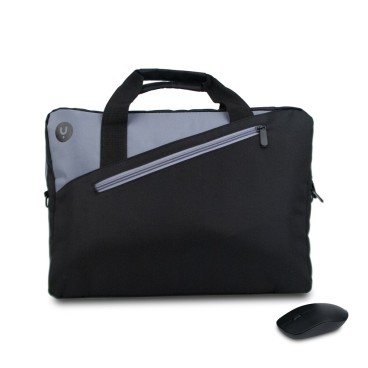 NGS Monray Master Kit Black sacoche d'ordinateurs portables 39,6 cm (15.6") Malette Noir, Gris